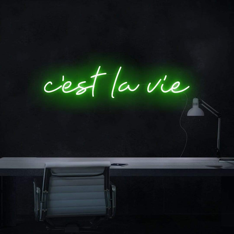 'C'est La Vie' Neon Sign NeonPilgrim