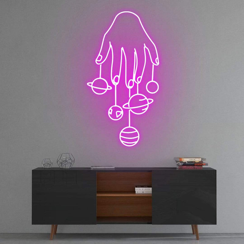 'Cosmic Hand' Neon Sign NeonPilgrim