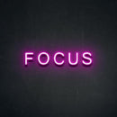 'Focus' Neon Sign NeonPilgrim