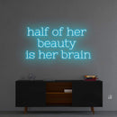 'Half of her beauty' Neon Sign NeonPilgrim