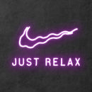 'Just Relax' Neon Sign NeonPilgrim