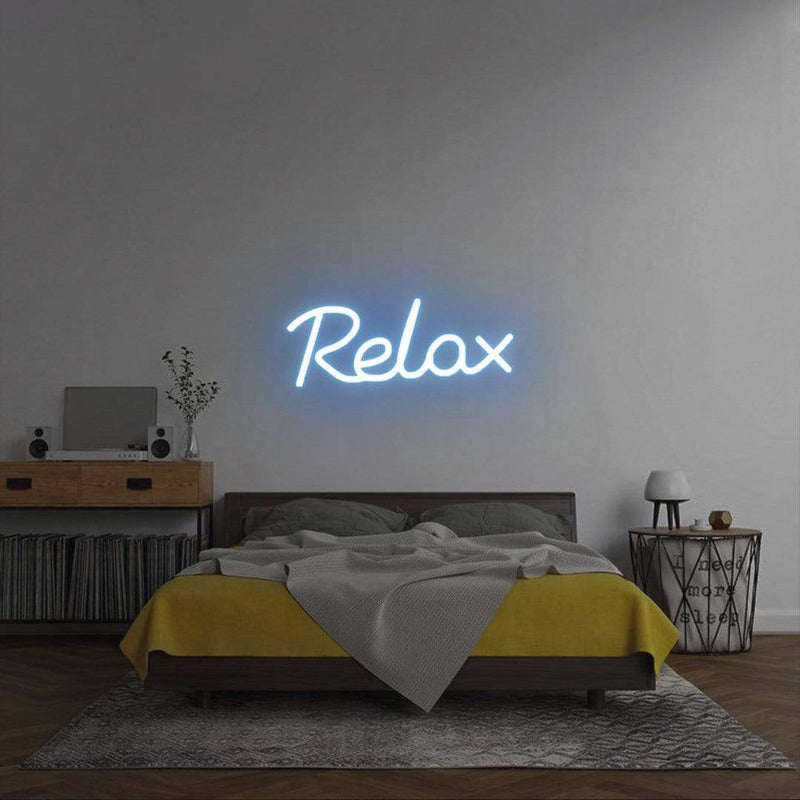 'Relax' Neon Sign NeonPilgrim