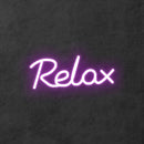'Relax' Neon Sign NeonPilgrim