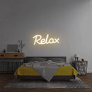 'Relax' Neon Sign NeonPilgrim