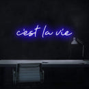 'C'est La Vie' Neon Sign NeonPilgrim