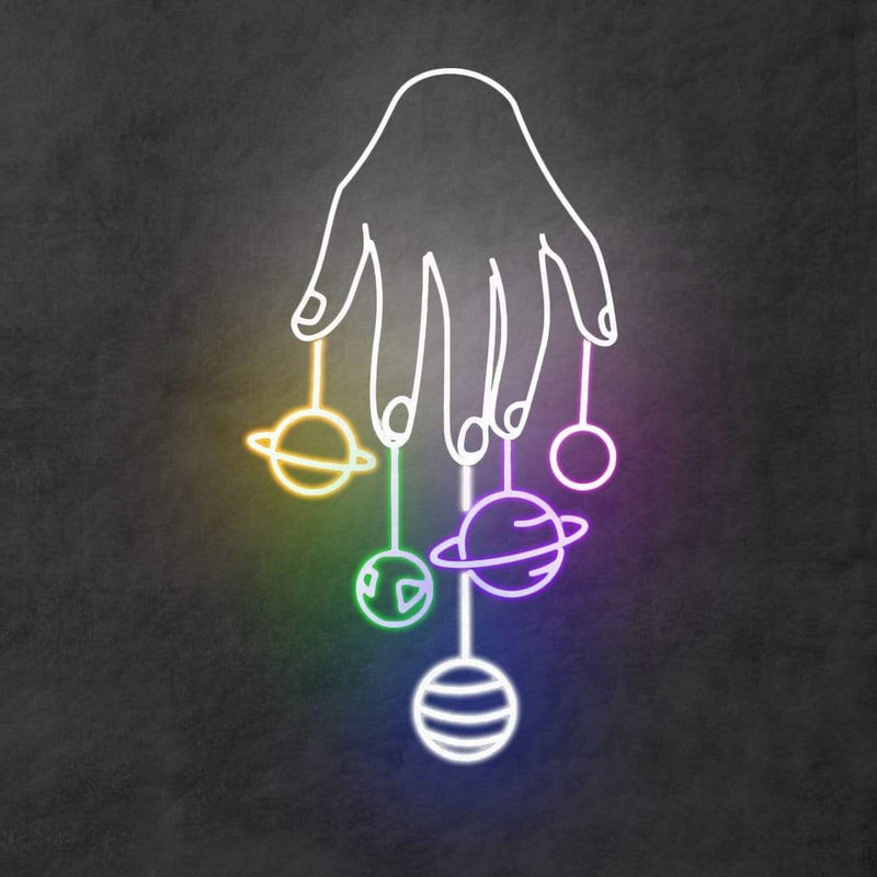 'Cosmic Hand' Neon Sign NeonPilgrim