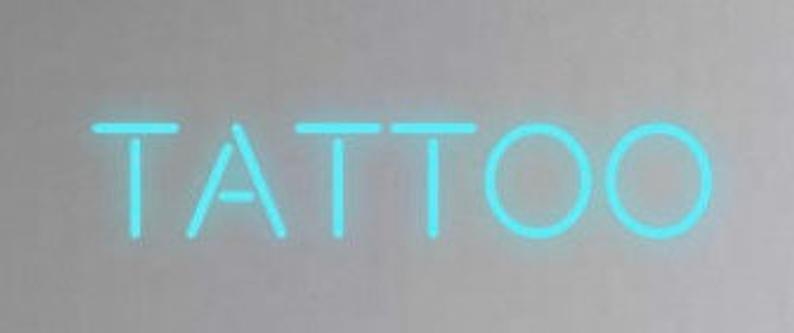 Custom "TATTOO" Neon Sign NeonPilgrim