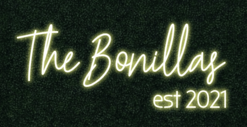 Custom "The Bonillas" Neon Sign NeonPilgrim