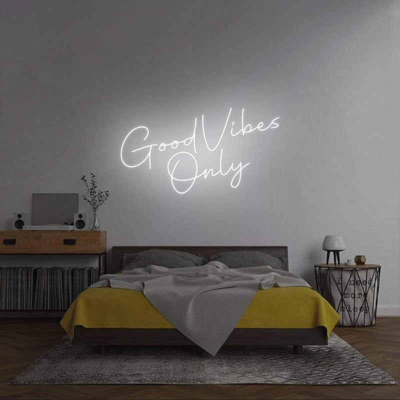 'Good Vibes Only' Neon Sign NeonPilgrim