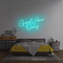 'Good Vibes Only' Neon Sign NeonPilgrim