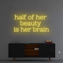 'Half of her beauty' Neon Sign NeonPilgrim