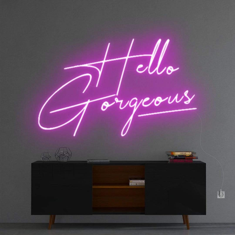 'Hello Gorgeous' Neon Sign NeonPilgrim