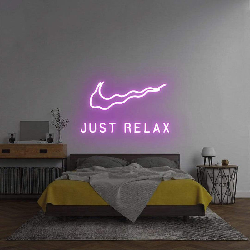 'Just Relax' Neon Sign NeonPilgrim