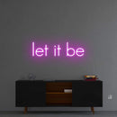 'Let It Be' Neon Sign NeonPilgrim