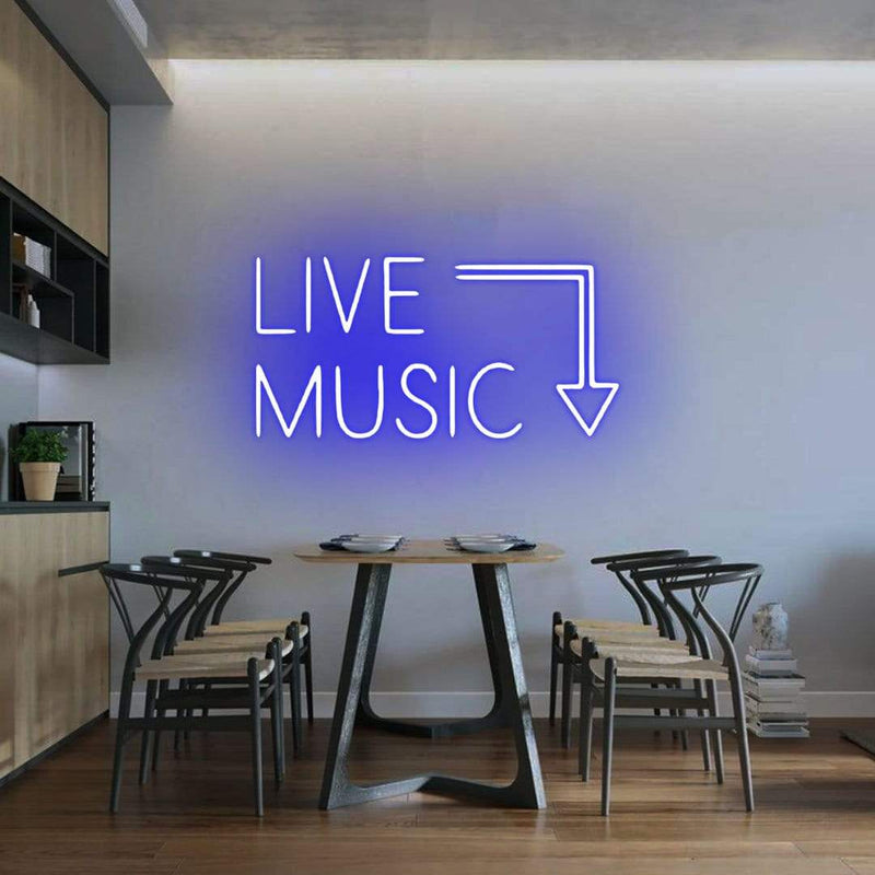 'Live Music' Neon Sign NeonPilgrim