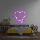 'Melted Heart' Neon Sign NeonPilgrim