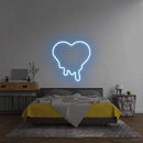 'Melted Heart' Neon Sign NeonPilgrim