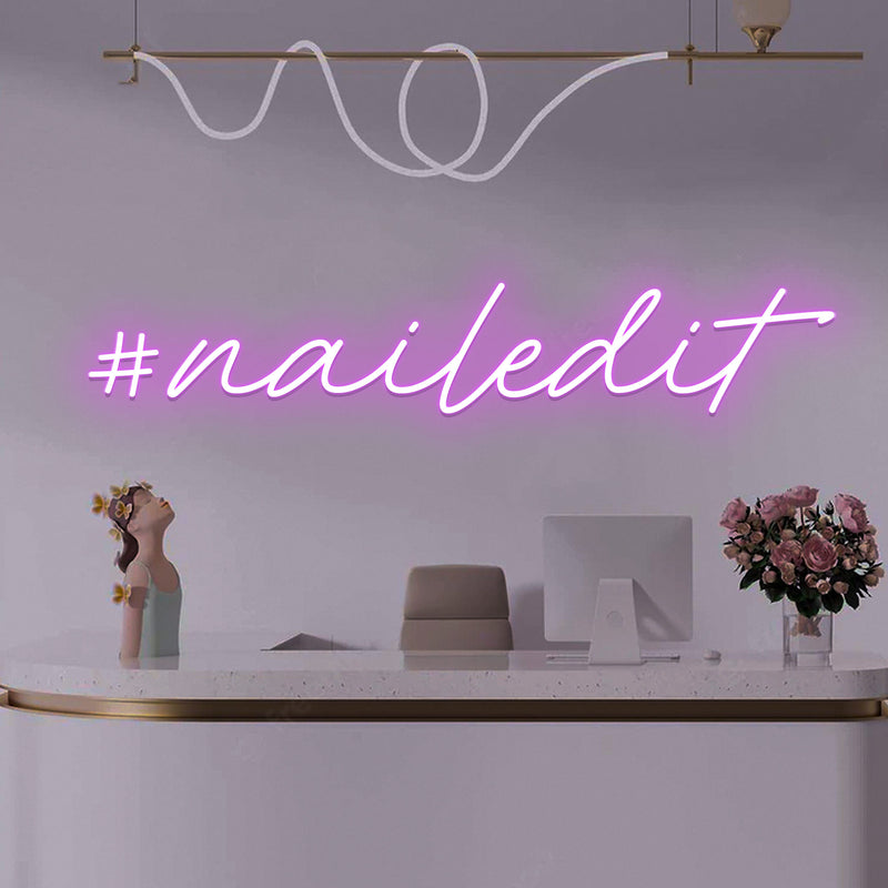 NailedIt LED Neon Sign For Beauty Studio