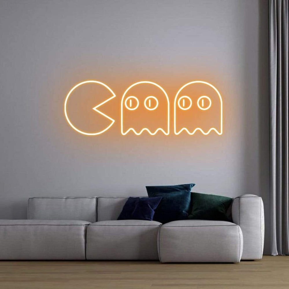 'PacMan' Neon Sign