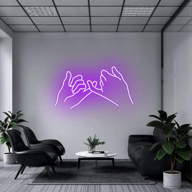 'Pinky Promise' Neon Sign NeonPilgrim
