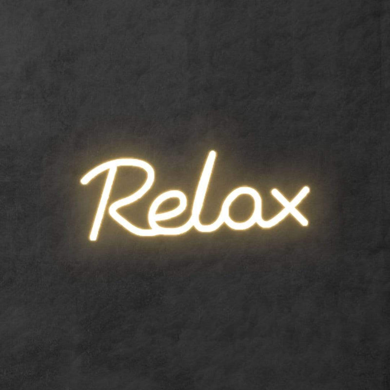 'Relax' Neon Sign NeonPilgrim