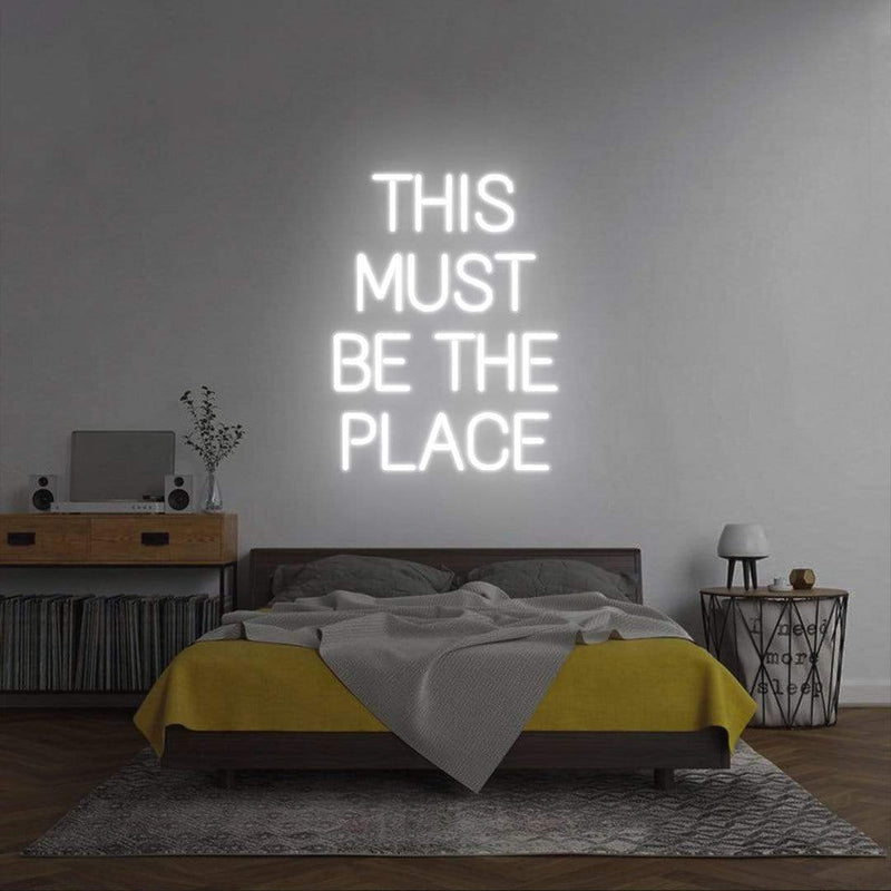 'This Must Be The Place' Neon Sign NeonPilgrim